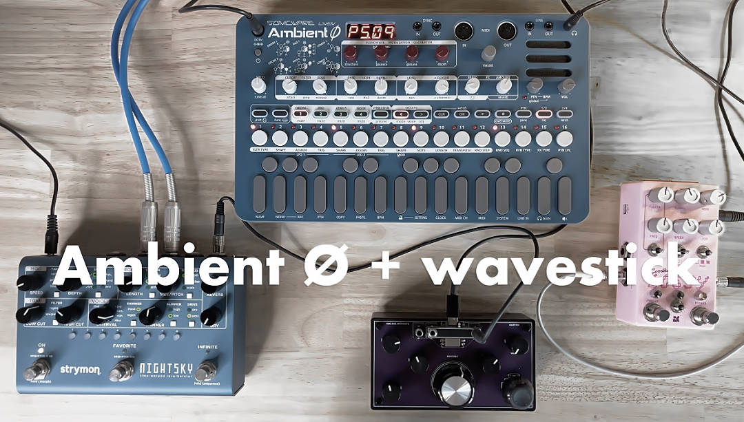 Sonicware LIVEN Ambient Ø  &amp;  wavestick  |  Ursa Minor  |  by atnr

▶️ youtube.com/watch?v=Y-md5o…

#synthesizer #soundscape #music