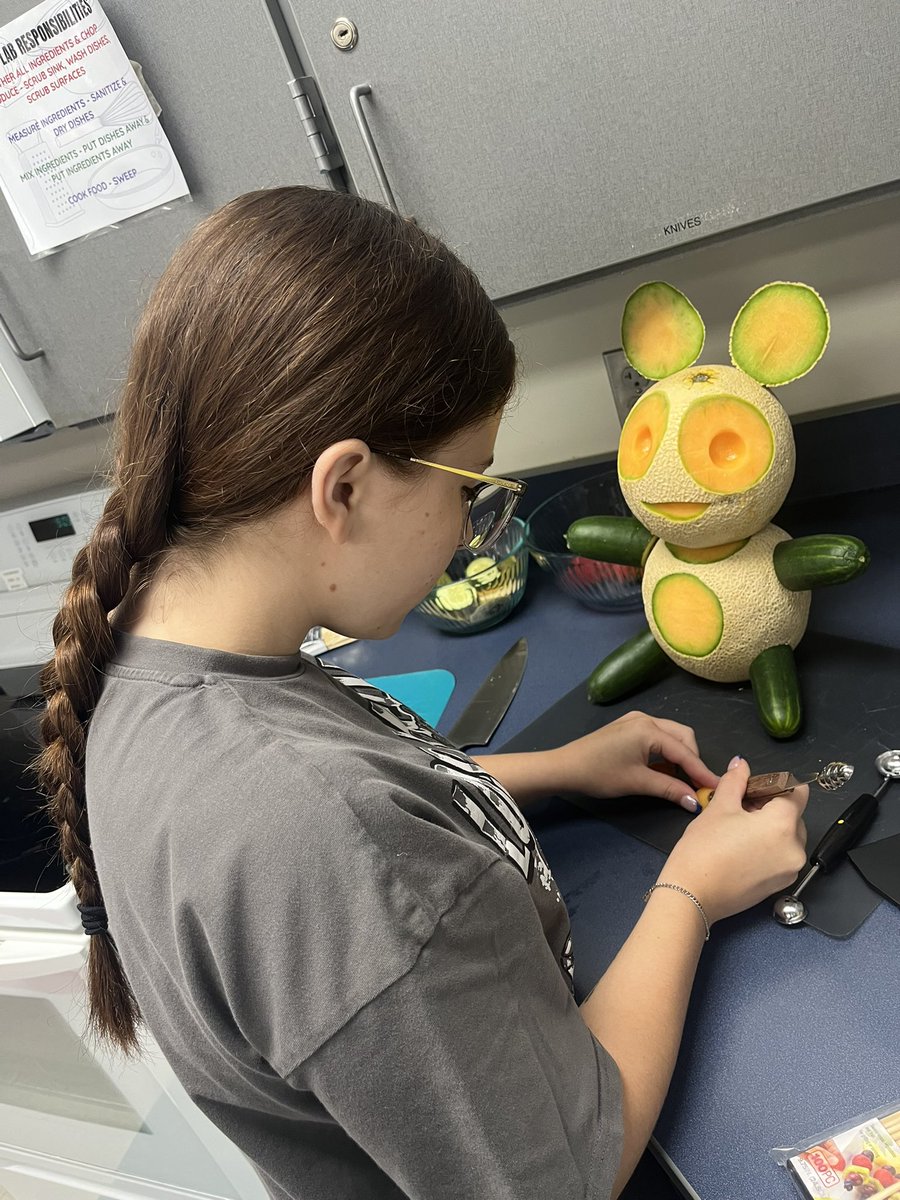CCFCCLA1's tweet image. We have been up at the school a lot this summer practicing for nationals. So proud of our students and the work they put in to pursue excellence!