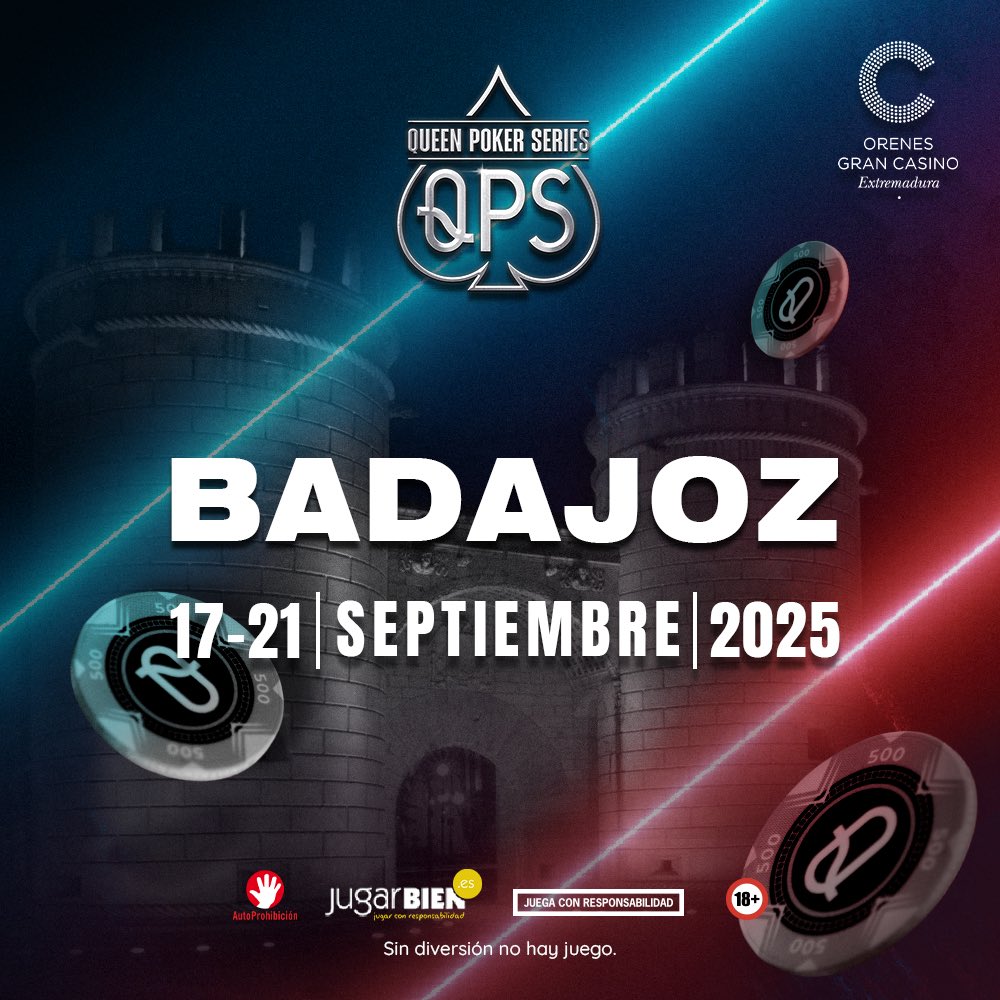 ➡️ NEXT 

📍 @grancasinoorenesextremadura 

Nos vemos después del verano 🏖️ con más ganas que nunca.. dispuestos a superar los número del año pasado 🫣🫣🔥donde tuvimos un Main event de 
3️⃣5️⃣6️⃣ 🎟️ ..

⚠️Recomendamos no perderse esta parada.