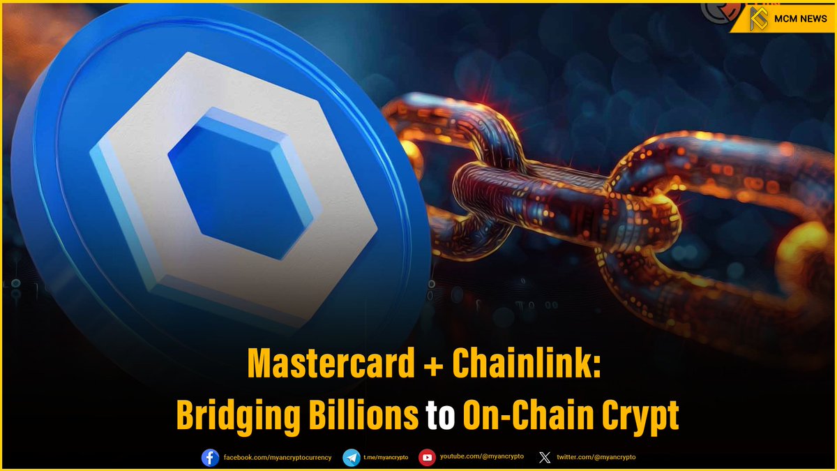 Huge news! <a href="/Mastercard/">Mastercard</a> is partnering with @Chainlink to let billions of cardholders buy crypto directly on-chain. This is a game-changer for mainstream adoption! #Mastercard #Chainlink #Crypto #Web3