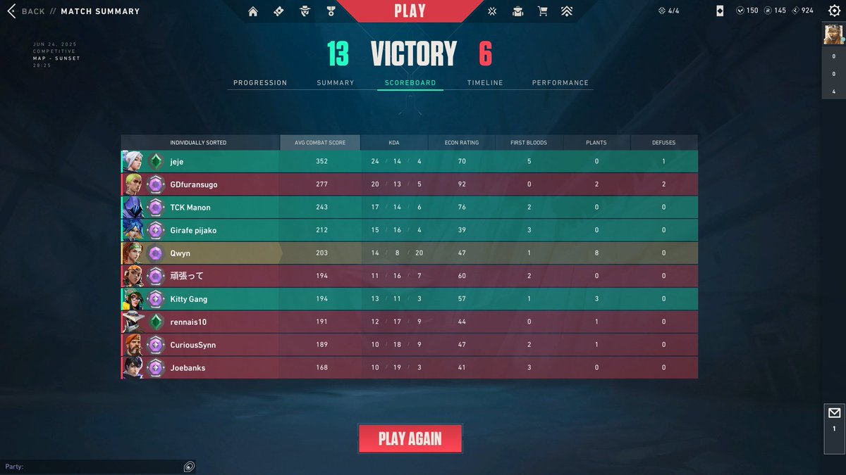 AlmaDrawings's tweet photo. Cómo me gusta a mi la Skye :3
20 assists xd

#VALORANT https://t.co/CS2iiPkBYY