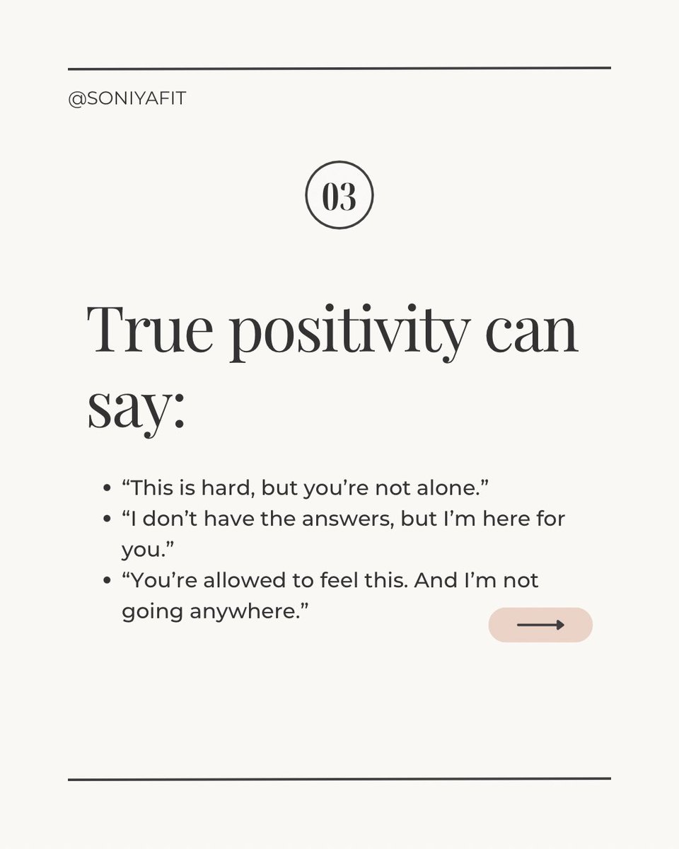 SoniyaFit's tweet photo. The Difference Between Positivity &amp; Toxic Positivity https://t.co/ilWTMe1ZuK