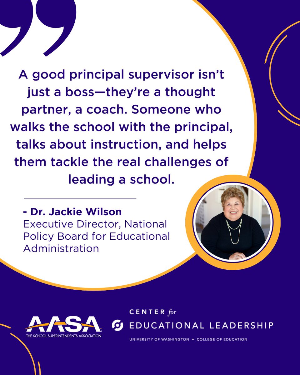 Stop solving for principals. Start building their capacity.

Join the AASA National Principal Supervisor Academy this September and reimagine how you support school leaders.

🔗: aasa.org/professional-l… 

#AASA #PrincipalSupervisor
