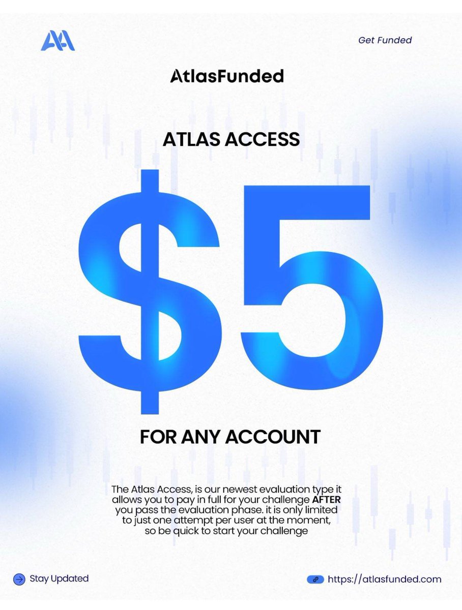 4RR (@4rrtarget) on Twitter photo 🎁 GIVEAWAY ALERT 🎁
1 × $10,000 Account Giveaway
🔸Follow: <a href="/4RRtarget/">4RR</a> // <a href="/atlasfundedcom/">Atlas Funded</a> // @Ezrawaf // <a href="/G3T_FX/">4ʀʀɦʊռȶɛʀ</a>
🔸Like & Repost <a href="/atlasfundedcom/">Atlas Funded</a> pinned post
🔸Tag 3 friend
🔸Join Our Discord 🔗— discord.gg/atlasfunded
Become an Atlas Trader with just a $5 Broker Fee!🔥 🎁 GIVEAWAY ALERT 🎁
1 × $10,000 Account Giveaway
🔸Follow: <a href="/4RRtarget/">4RR</a> // <a href="/atlasfundedcom/">Atlas Funded</a> // @Ezrawaf // <a href="/G3T_FX/">4ʀʀɦʊռȶɛʀ</a>
🔸Like & Repost <a href="/atlasfundedcom/">Atlas Funded</a> pinned post
🔸Tag 3 friend
🔸Join Our Discord 🔗— discord.gg/atlasfunded
Become an Atlas Trader with just a $5 Broker Fee!🔥