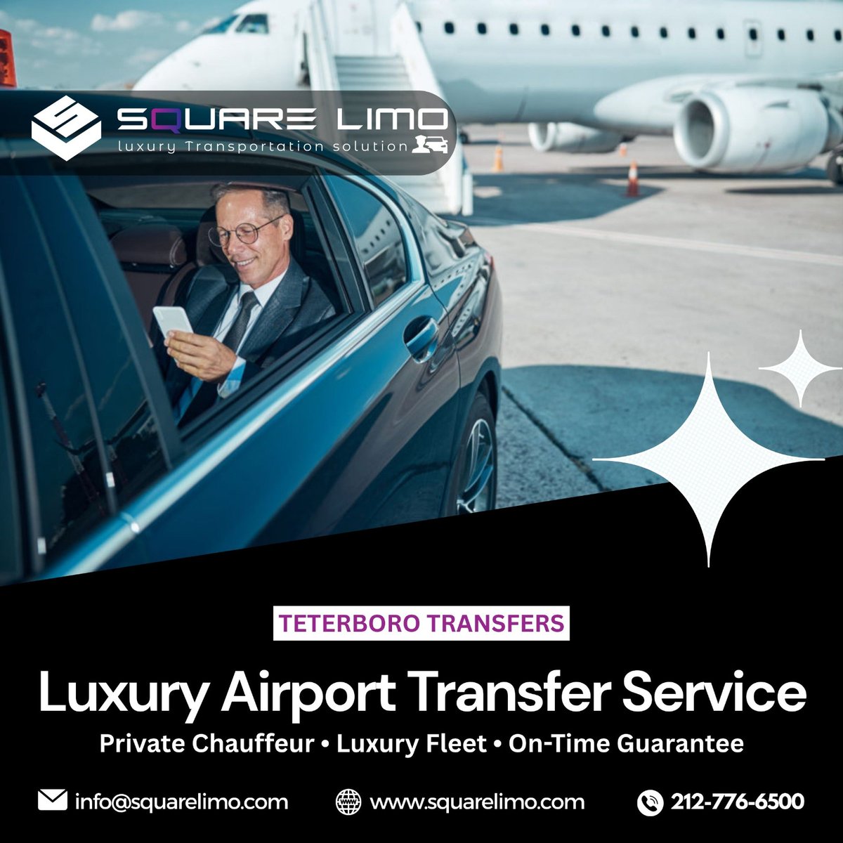SquareLimo's tweet image. At SquareLimo, we don’t just pick you up — we elevate the entire experience.
📞 Call now: 212-776-6500
🌐 Book your airport ride: squarelimo.com/booking