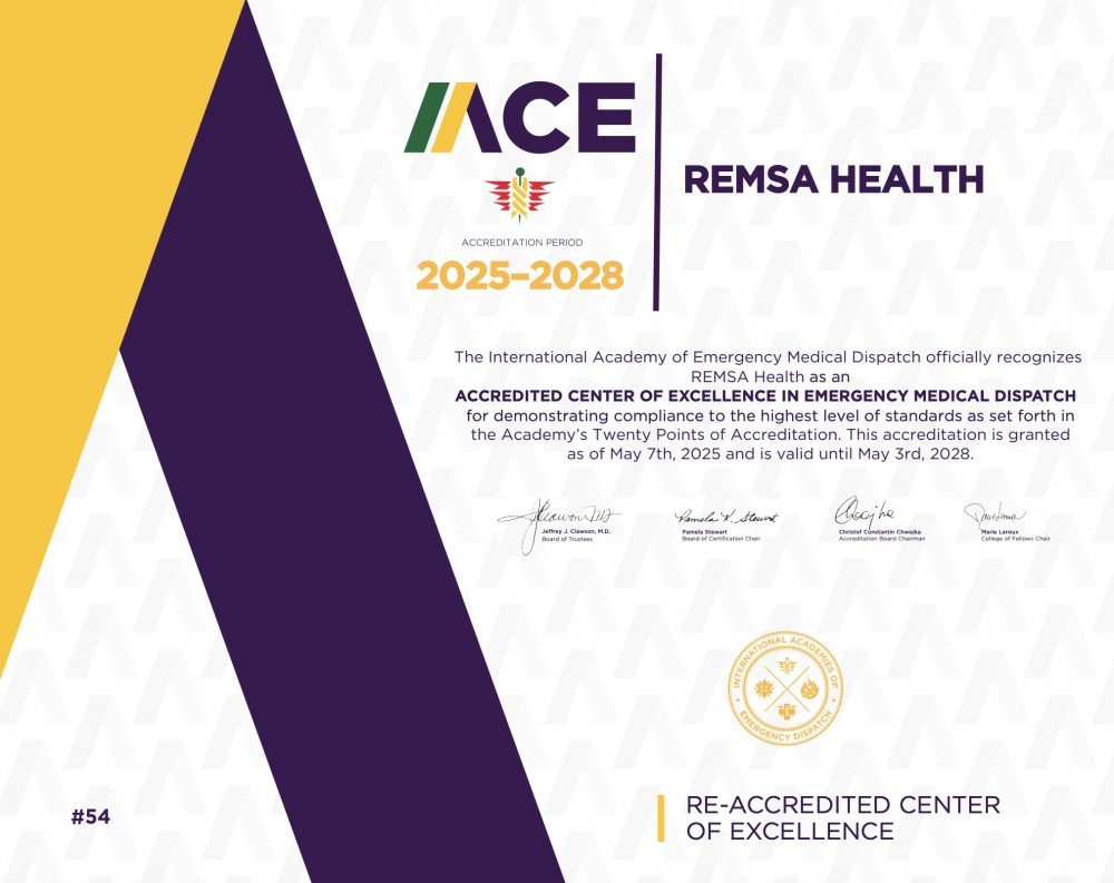 Adam B. Heinz MBA, NRP (@remsa_adam) on Twitter photo Excellence just doesn't happen โ itโs hard work. ๐ช
For the 9th time,<a href="/REMSAHealth/">REMSA Health</a> is an EMD Accredited Center of Excellence by @IAED911 โ one of only 54 worldwide! ๐
From the first 9-1-1 call, our team delivers clinically-excellent care. ๐๐
#REMSAHealth #EMD #Excellence Excellence just doesn't happen โ itโs hard work. ๐ช
For the 9th time,<a href="/REMSAHealth/">REMSA Health</a> is an EMD Accredited Center of Excellence by @IAED911 โ one of only 54 worldwide! ๐
From the first 9-1-1 call, our team delivers clinically-excellent care. ๐๐
#REMSAHealth #EMD #Excellence