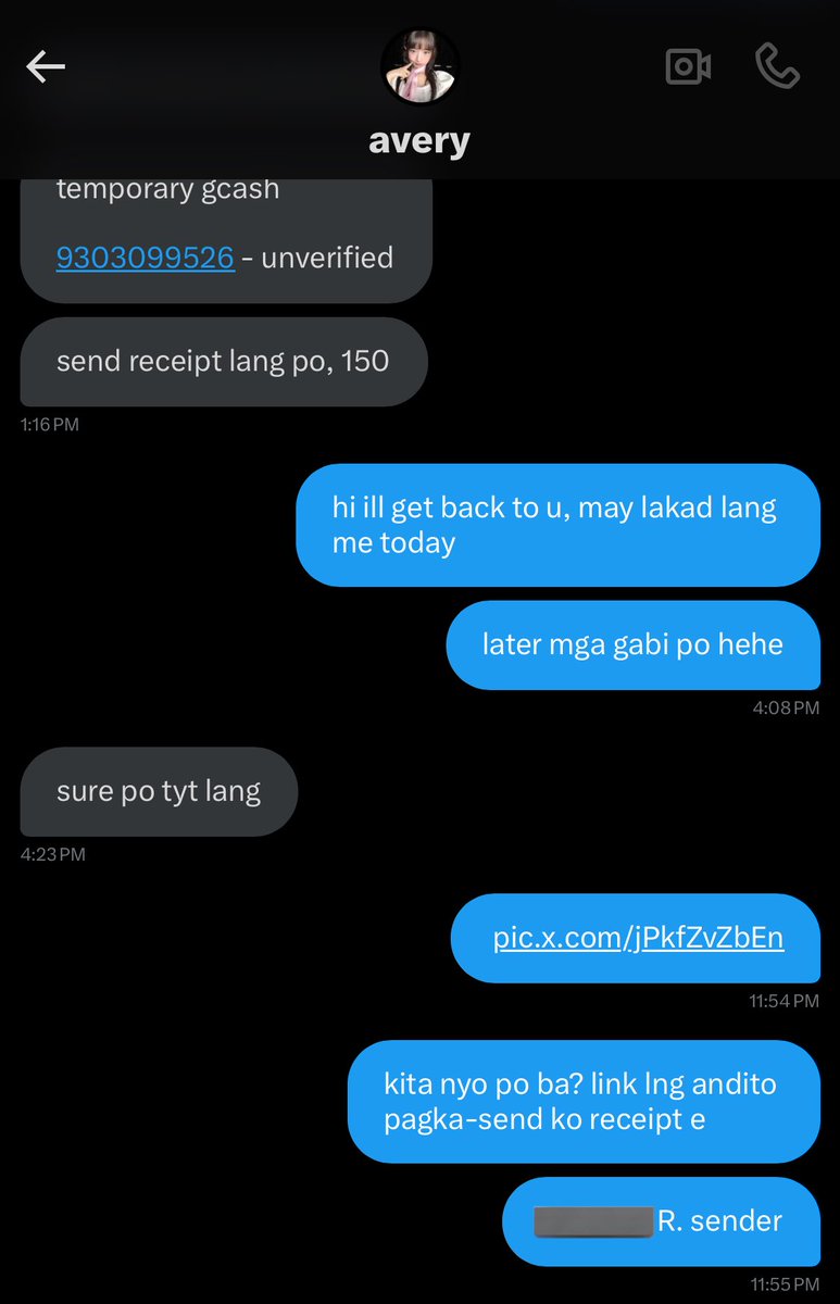 saixmarin_comms's tweet photo. BEWARE SCAMMER 

@lycheuri, @chantheira, and many more accounts. binlock agad ako after confrontation 😆 https://t.co/XT6iw7g6D3