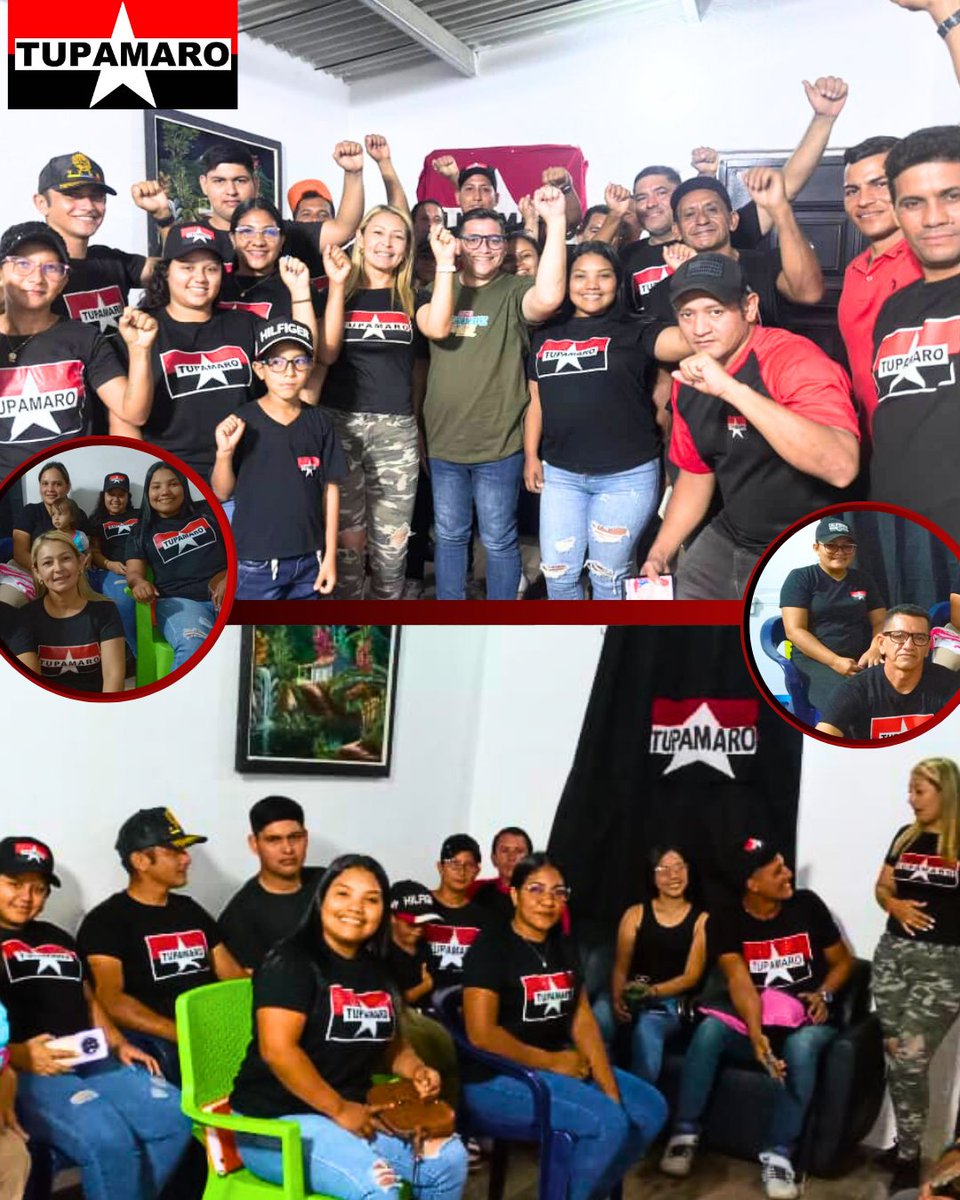 Movimiento Revolucionario TUPAMARO Vzla. (@tupamaromrt_) on Twitter photo #TupamaroEjemploDeLucha 🚩🏴
Desde el estado <a href="/portuguesamrt2/">@PORTUGUESAMRT2</a> municipio Ospino, militancia sostuvo encuentro con el camarada Yongeiby Yépez, Candidato a la Alcaldía del Municipio Ospino.
Este encuentro no solo fortaleció los lazos de unidad, sino que también reafirmó nuestro #TupamaroEjemploDeLucha 🚩🏴
Desde el estado <a href="/portuguesamrt2/">@PORTUGUESAMRT2</a> municipio Ospino, militancia sostuvo encuentro con el camarada Yongeiby Yépez, Candidato a la Alcaldía del Municipio Ospino.
Este encuentro no solo fortaleció los lazos de unidad, sino que también reafirmó nuestro