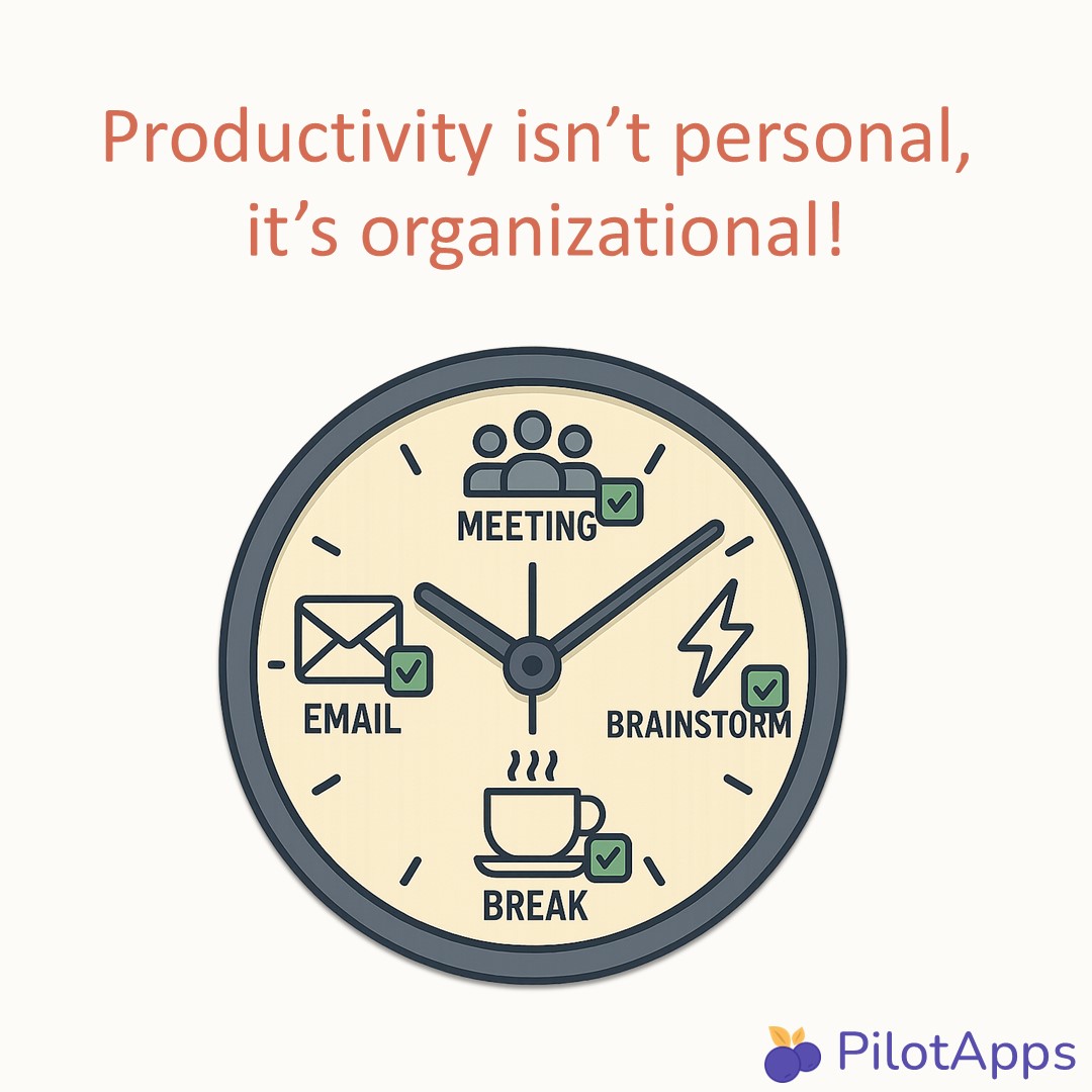 pilotberi's tweet image. Productivity isn’t personal - it’s organizational.

PilotApps Actions ensures what matters gets done - even when it slips your mind.

Product: Actions

Business Essentials that Raise Impact from PilotApps

#ToDoTools #WorkPrioritization #PilotApps