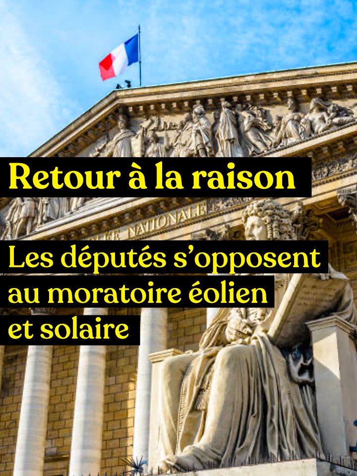 [#Energie] France renouvelables salue le rejet par l’Assemblée nationale de la proposition de loi de programmation énergétique de la France. Ce texte, rendu profondément contradictoire et dangereux aurait durablement compromis l’avenir énergétique de notre pays, l’enfermant, du
