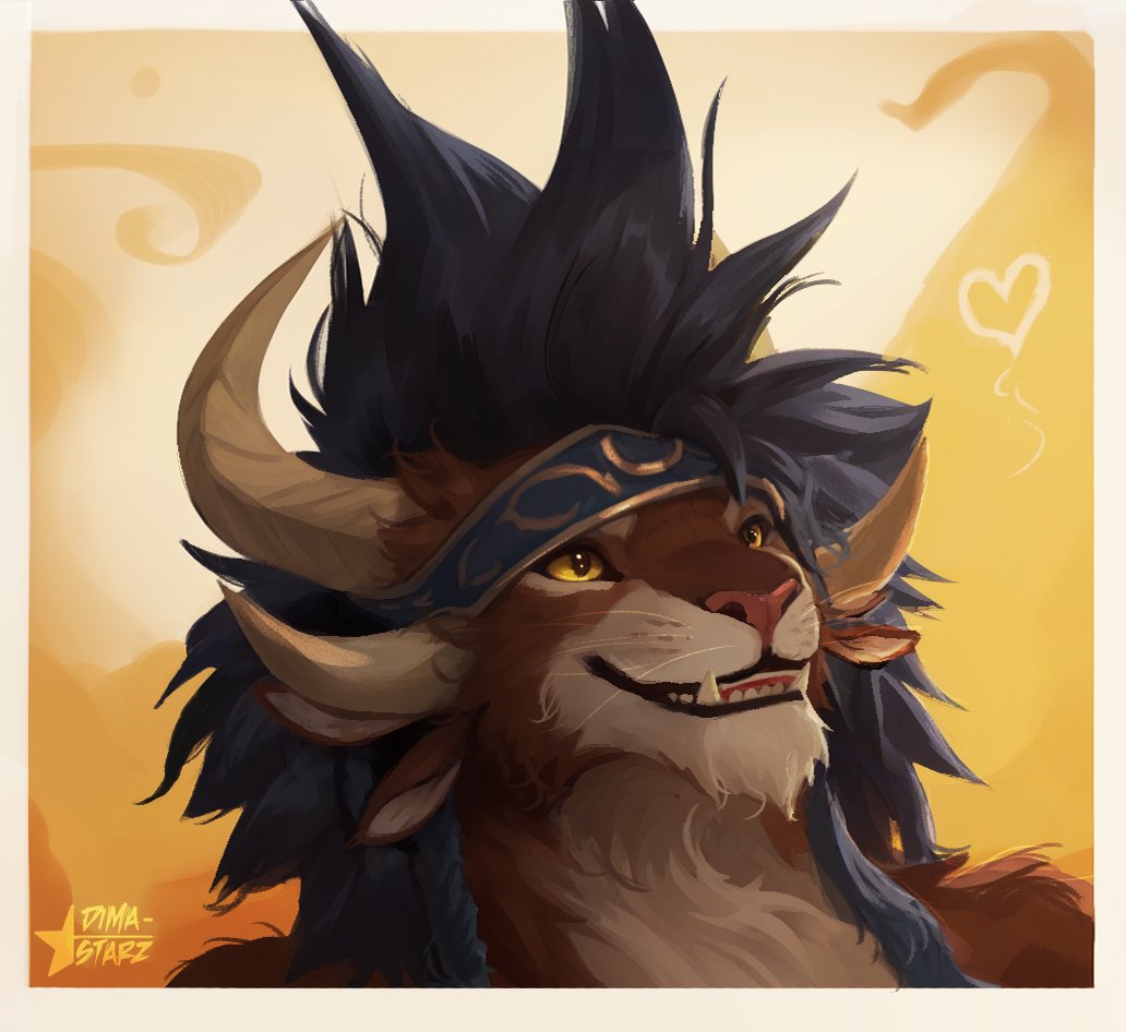 Portrait for @/mango_smoojii 
Thank you for the support on Ko-Fi 🧡✨

[ #Charr #GW2 #guildwars2 ]