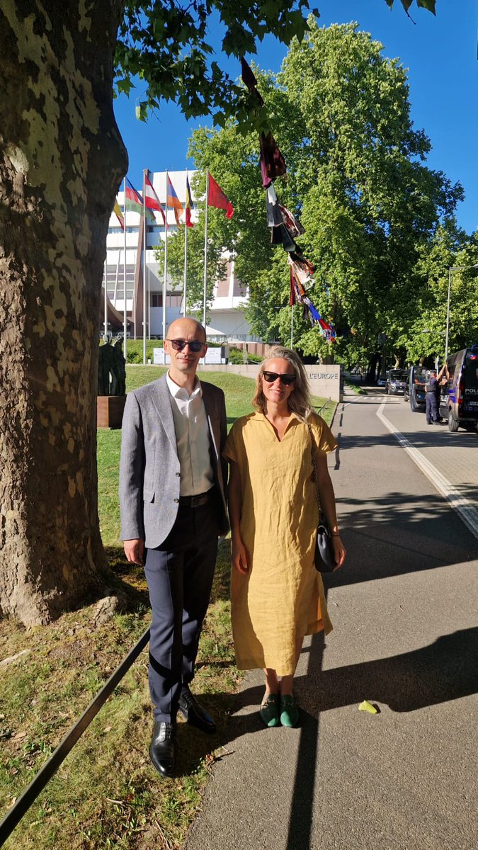 Today I visited Alketa Xhafa Mripa's "Thinking of You" at the <a href="/coe/">Council of Europe</a> - a striking reminder of the courage of survivors and the urgency of justice. Grateful to Alketa for giving a voice to those silenced for too long. Kosovo stands with all survivors still waiting to be heard.