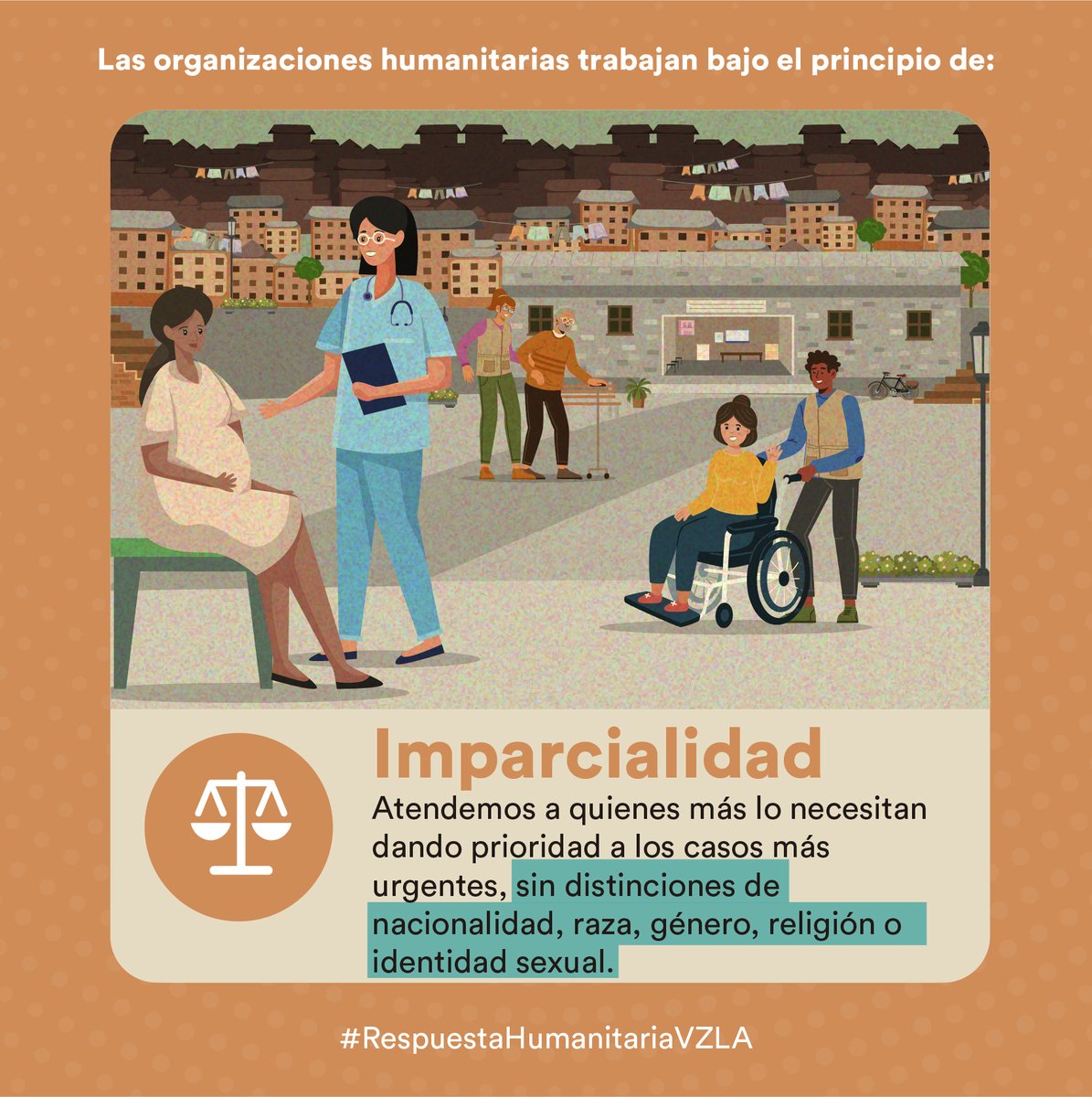 OCHA_Venezuela's tweet image. 🔘El objetivo principal de la acción humanitaria es atender a quienes más lo necesitan.

Esto permite que en cada comunidad con las que trabajamos, brindamos apoyo basado en sus necesidades, sin importar nacionalidad, raza, género, religión o identidad sexual.