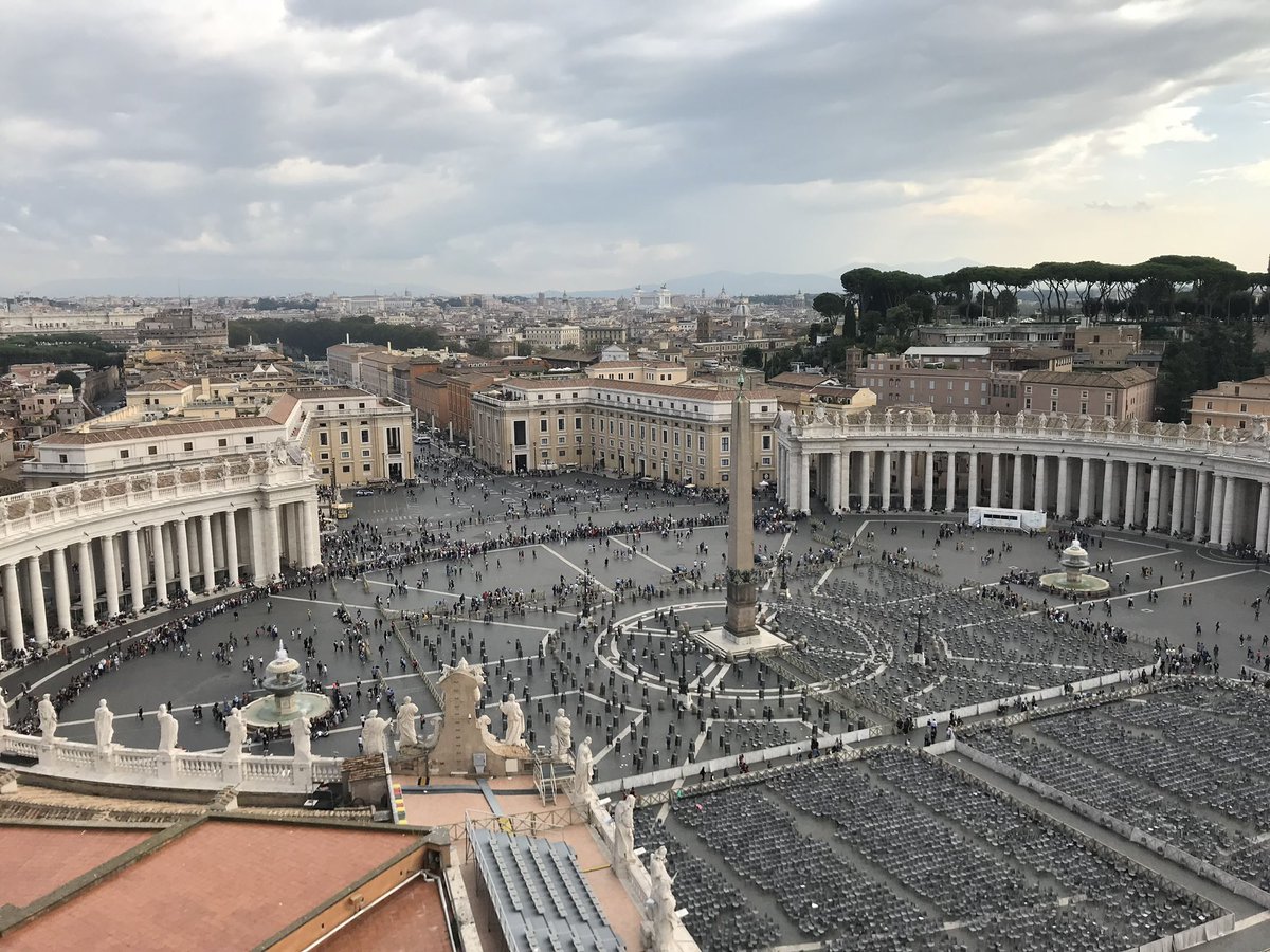 “…Even today, I can remember the sensations I felt with my first steps into Vatican City—the sense of history &amp; tradition emanating from every blding &amp; the works of art all around us….” From “Moments Along The Way: Visiting the Vatican,” on my Substack  open.substack.com/pub/ambmarkgre…