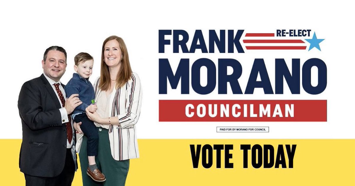 Mike Tannousis (@miketannousis) on Twitter photo 🗳️ Today is Election Day! Don’t forget to vote for Councilman <a href="/frankmorano/">Frank Morano</a> in the #Republican primary for the 51st Council District (South shore of Staten Island). Polls are open until 9pm!
Find your polling site by visiting here: findmypollsite.vote.nyc 🗳️ Today is Election Day! Don’t forget to vote for Councilman <a href="/frankmorano/">Frank Morano</a> in the #Republican primary for the 51st Council District (South shore of Staten Island). Polls are open until 9pm!
Find your polling site by visiting here: findmypollsite.vote.nyc