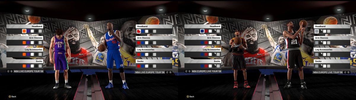 RayAlicea2's tweet photo. New addition in the upcoming OBL 2K20 update: the NBA Europe Live Tour from 2006! All teams have completed rosters before opening night (Rick Brunson on the 76ers, Jawad Williams on the Clippers, Rich Melzer on the Spurs, etc.) Release will hopefully be sometime this year. https://t.co/9jpHsjDu7X