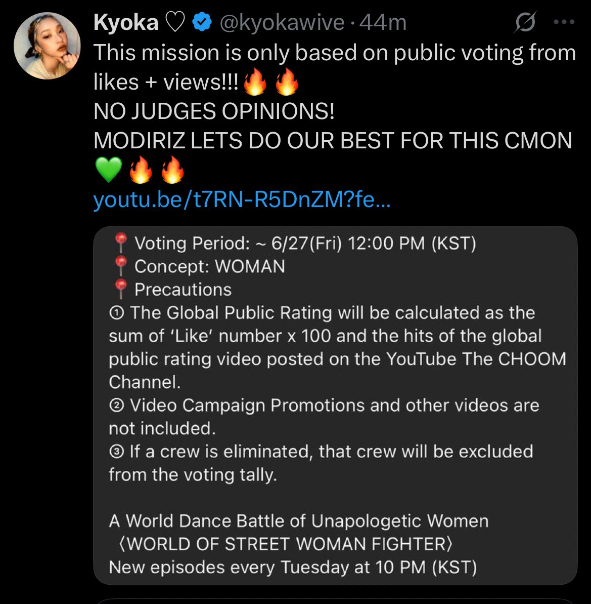 ritasmochi's tweet photo. Onces!! Let’s support the OjoGang girlies even more after those weird ass comments from the “judges” 

Mnet be out here acting up against them…

https://t.co/LWuodhwmac https://t.co/o7fuyMp4l5