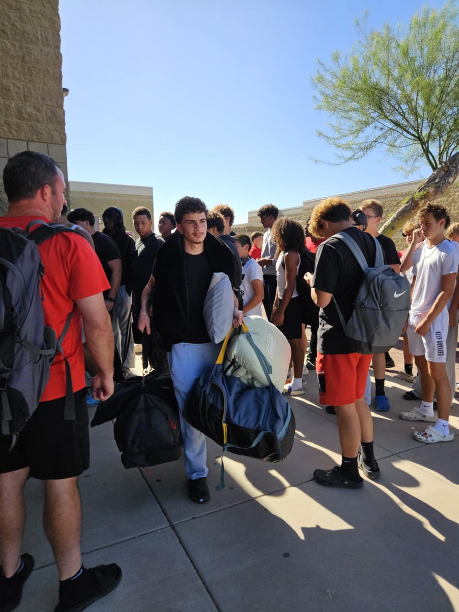 We’re off to camp! Looking forward to a good few days of player development, teamwork and competitiveness in great weather. #MaricopaFootball #MHSRamNation #MaricopaRams