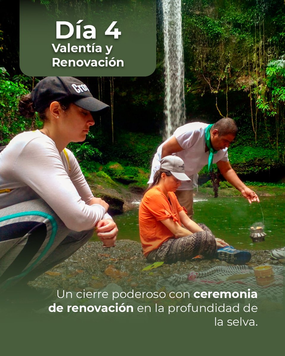 EmergentesCo's tweet photo. Día a día, caminarás por senderos sagrados, recibirás armonización espiritual de comunidades indígenas, sentirás el poder curativo del agua, te bañarás en cascadas cristalinas y compartirás con pueblos indígenas de Putumayo. 🌱 https://t.co/51wnoxgYkq