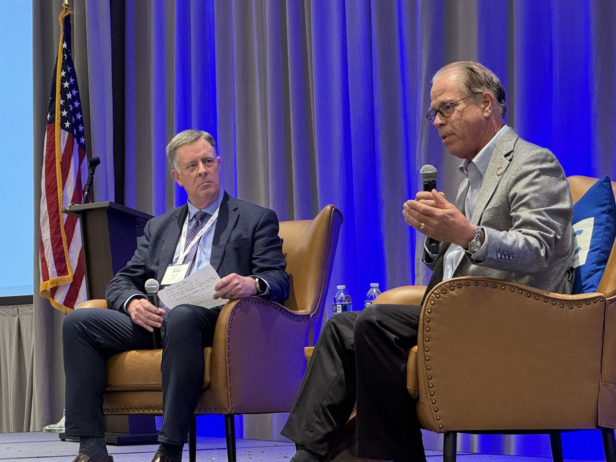 MARC was proud to host a fireside chat between <a href="/IN_MI_Power/">I&M</a> President &amp; COO Steve Baker and Indiana <a href="/GovBraun/">Governor Mike Braun</a>.

They discussed a variety of energy-related topics from increasing energy demand to IN’s regulatory climate to types of generation.

It was a great discussion! #MARC25