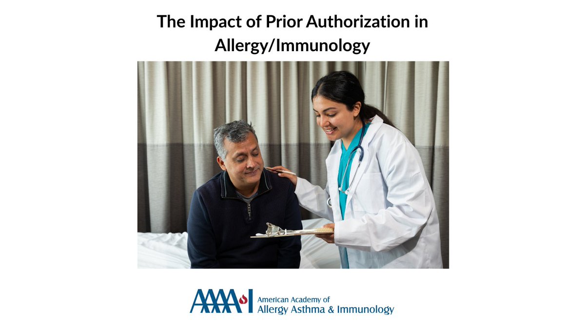 Prior authorization has severely interfered with patient access to care and caused significant damage to allergy/immunology practices for too long. We welcome the agreement of payers to do better, as the AAAAI has asked since 2023. #allergy
aaaai.org/Aaaai/media/Me…