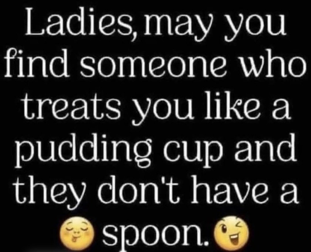 I love pudding.