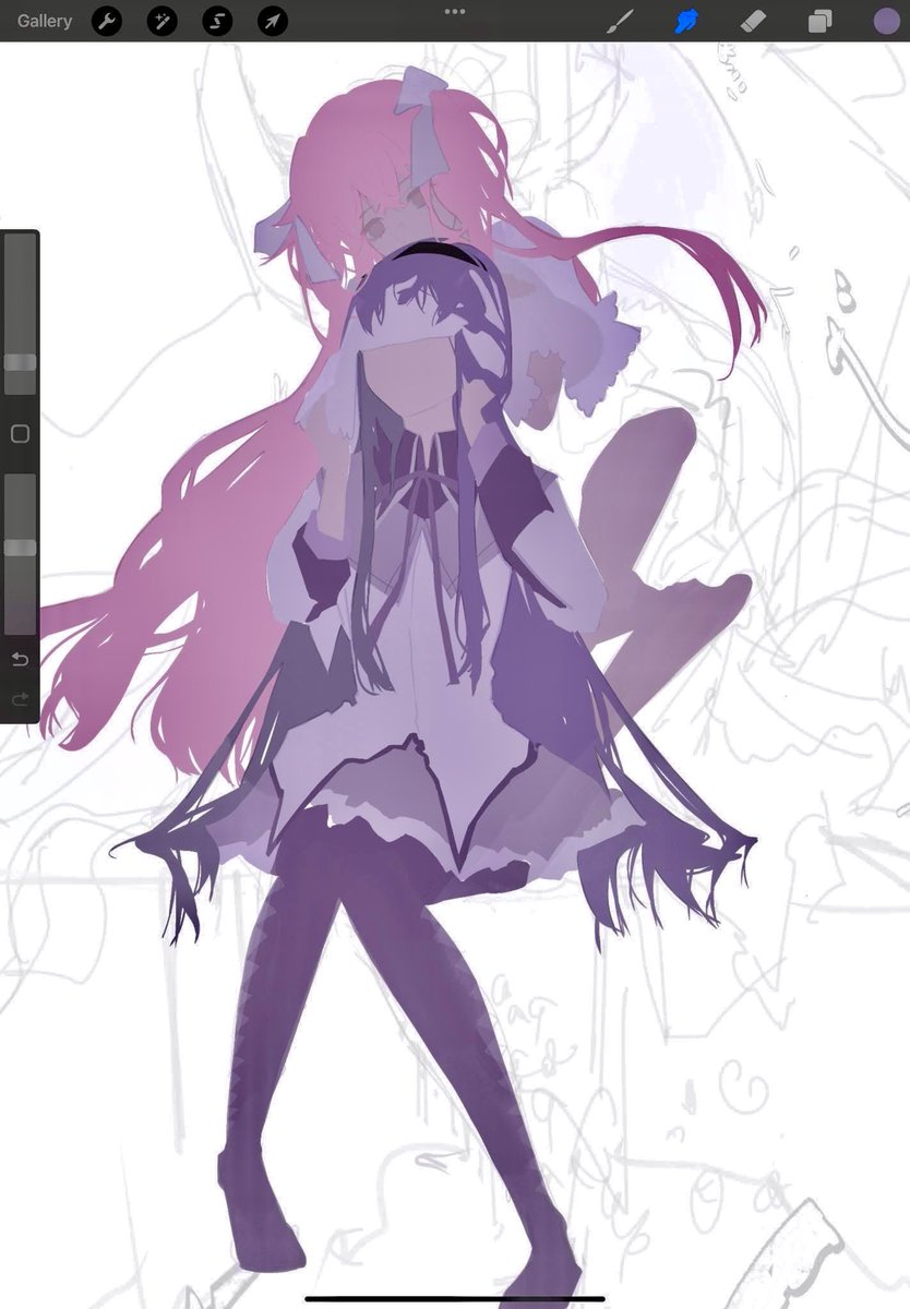 reunrx's tweet photo. Wip  #魔法少女まどかマギカ #madoka_magica https://t.co/Ljg477eUQI