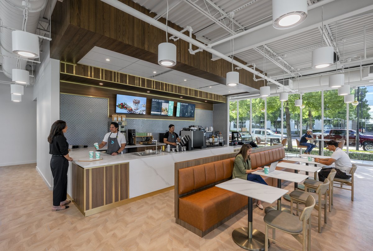 wadegriffith's tweet photo. White Rhino Coffee and Conference Center located at Cypress Waters was built by McCownGordon Construction and developed by Billingsley Company: https://t.co/MwAg8TGWeJ https://t.co/X4iWeslImr