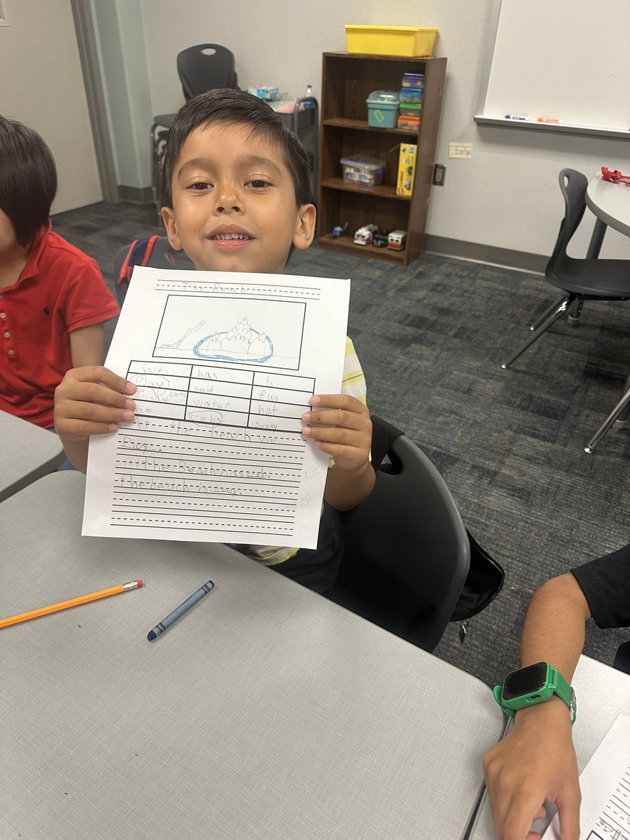 Claytons3rdKISD's tweet image. Adding another piece of writing to our books! 📚 @J_Duddington @J_Liu321 

#KatyISD
#NEKSAT25