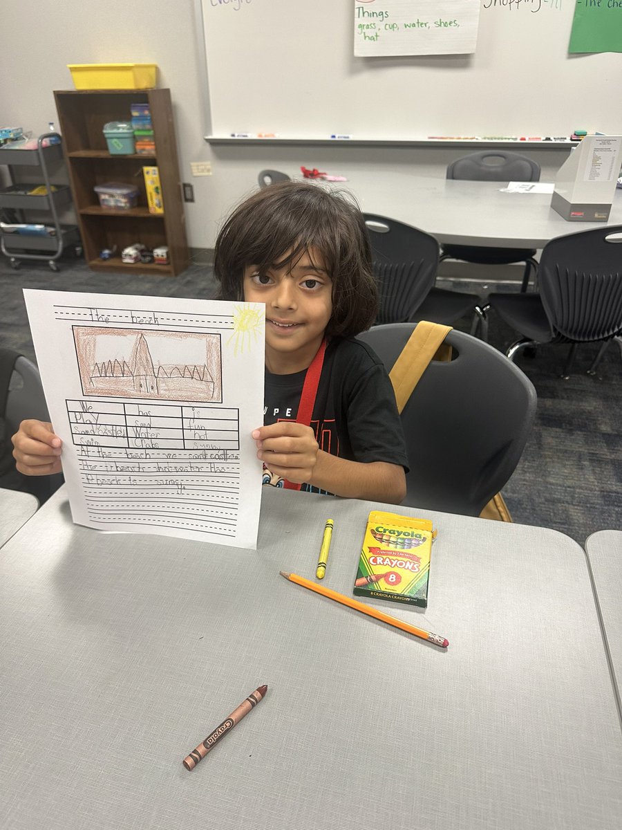 Claytons3rdKISD's tweet image. Adding another piece of writing to our books! 📚 @J_Duddington @J_Liu321 

#KatyISD
#NEKSAT25