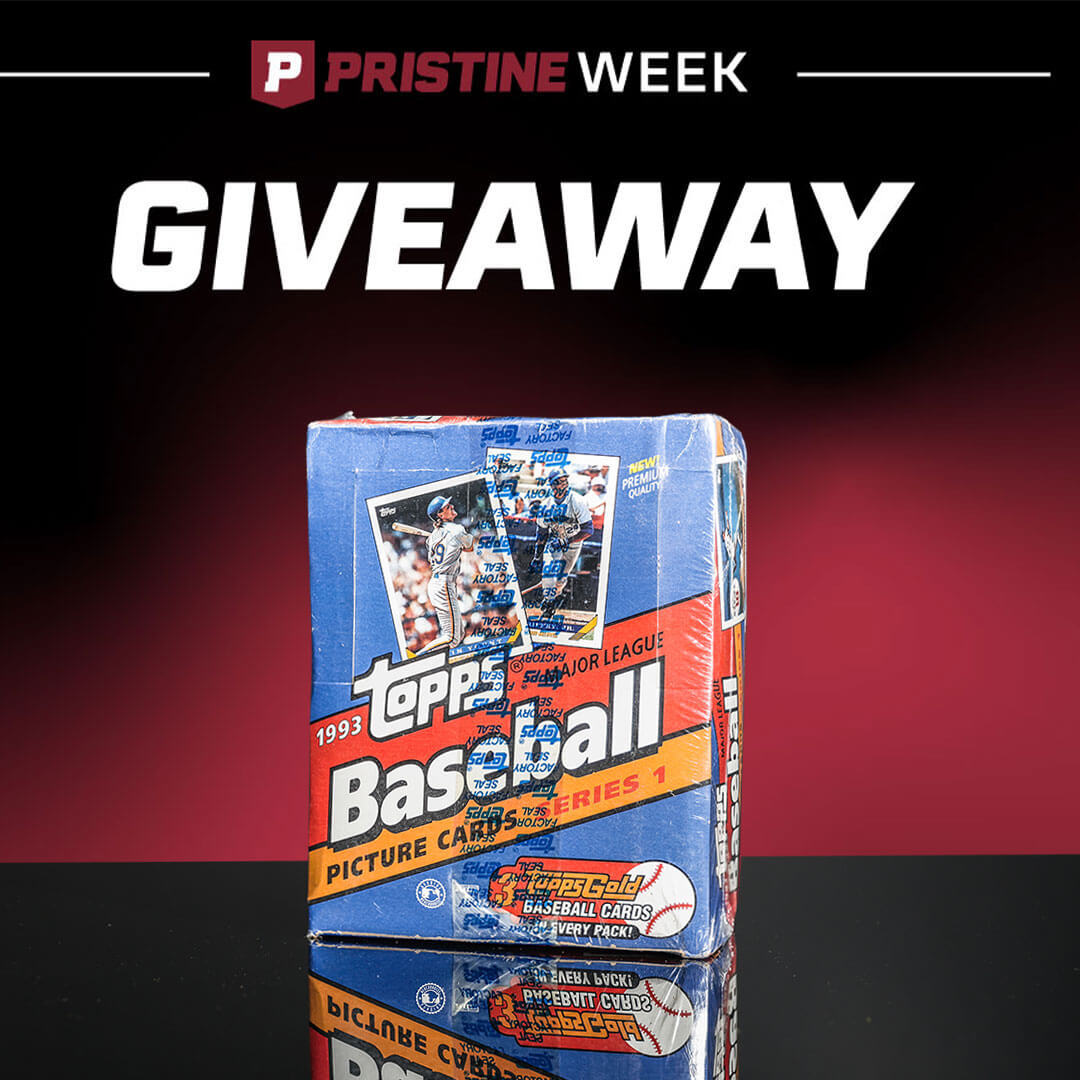 🚨 4TH PRISTINE WEEK GIVEAWAY 🚨
We’re throwing it back with a sealed 1993 Topps Baseball Series 1 box! 🔥

Want a shot at pulling a Derek Jeter rookie? 👀
How to enter:
1️⃣ Follow pristineauction
2️⃣ Like / Re-post  
3️⃣ Tell us your favorite thing about the hobby!

Good Luck! ⚾