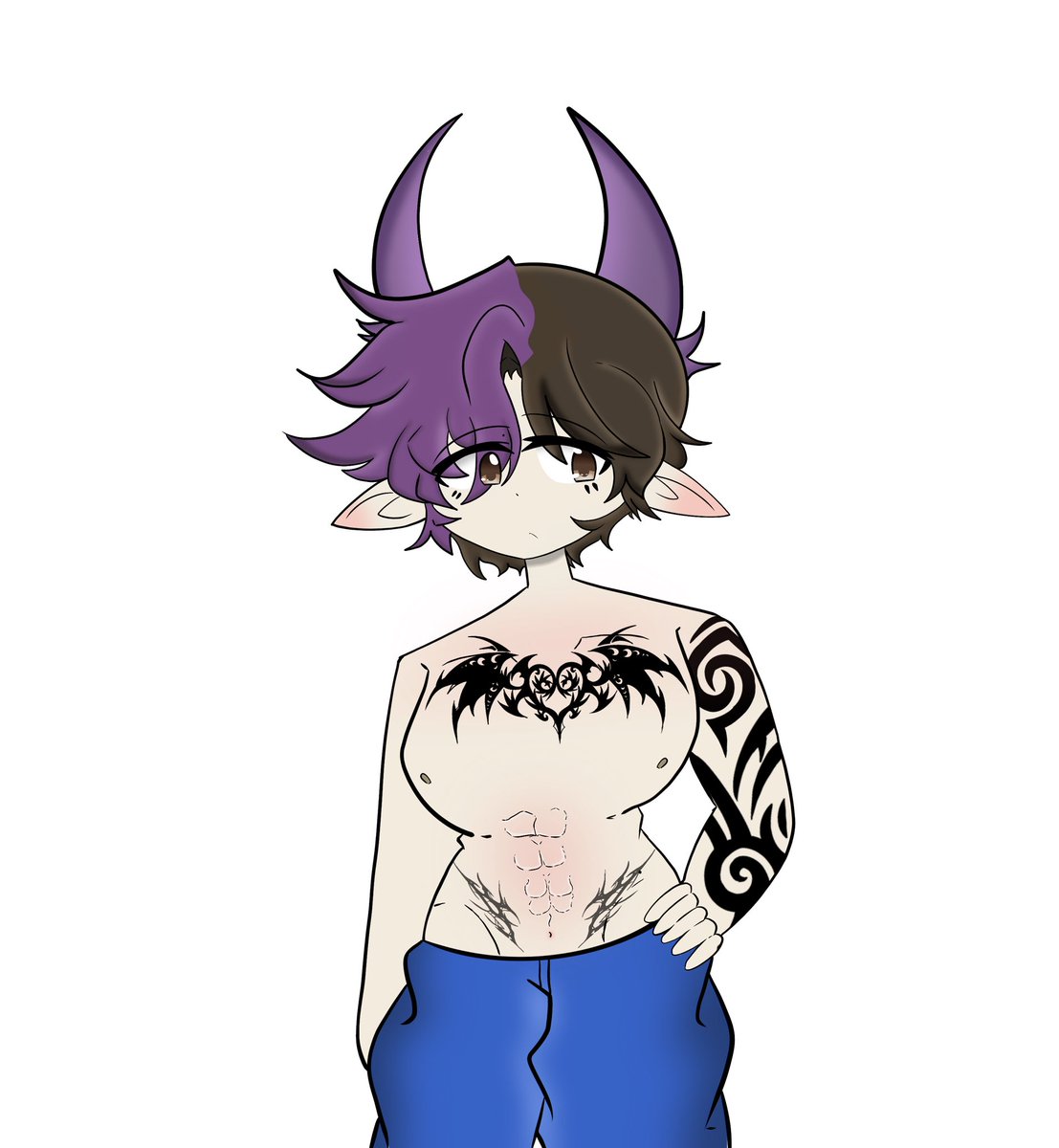 I draw myself as a gender swap so anyways who’s next to be on my list. &gt;:3