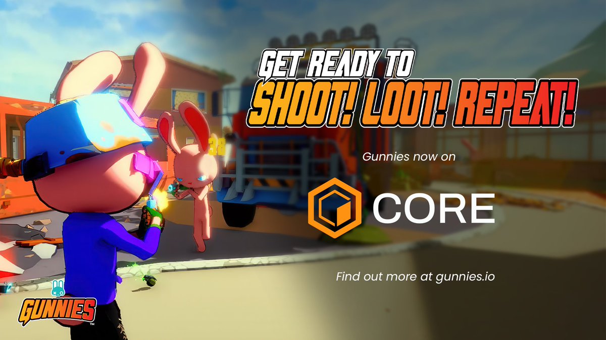 Gunnies (@gunniesxp) on Twitter photo ⚔️The reckoning has begun... the battlefield beckons🐰
GUNNIES is now LIVE on <a href="/Coredao_Org/">Core DAO 🔶</a>
Dive into chaotic FPS action with unhinged, fully armed bunnies in our Open Beta!💥🐇
🎮Go solo or squad up
🎁Open Loot Boxes & Skill Cards
🏆Incentivized Leaderboards
Every kill counts! ⚔️The reckoning has begun... the battlefield beckons🐰
GUNNIES is now LIVE on <a href="/Coredao_Org/">Core DAO 🔶</a>
Dive into chaotic FPS action with unhinged, fully armed bunnies in our Open Beta!💥🐇
🎮Go solo or squad up
🎁Open Loot Boxes & Skill Cards
🏆Incentivized Leaderboards
Every kill counts!
