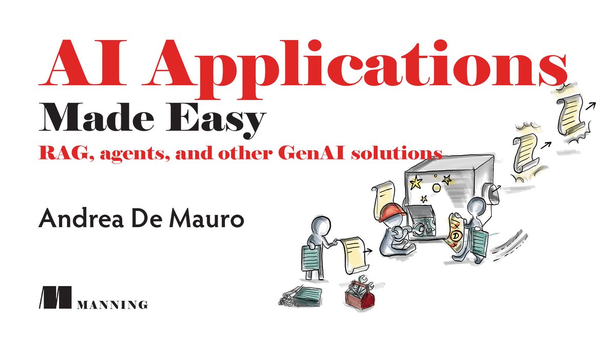 No degree? No problem 😎

AI Applications Made Easy shows you how to build real-world AI — no jargon and no PhD required.

<a href="/about_big_data/">Andrea De Mauro</a> breaks it all down in this video: hubs.la/Q03tpkxM0

40% off the book with code watchdemauro40: hubs.la/Q03tpdY10