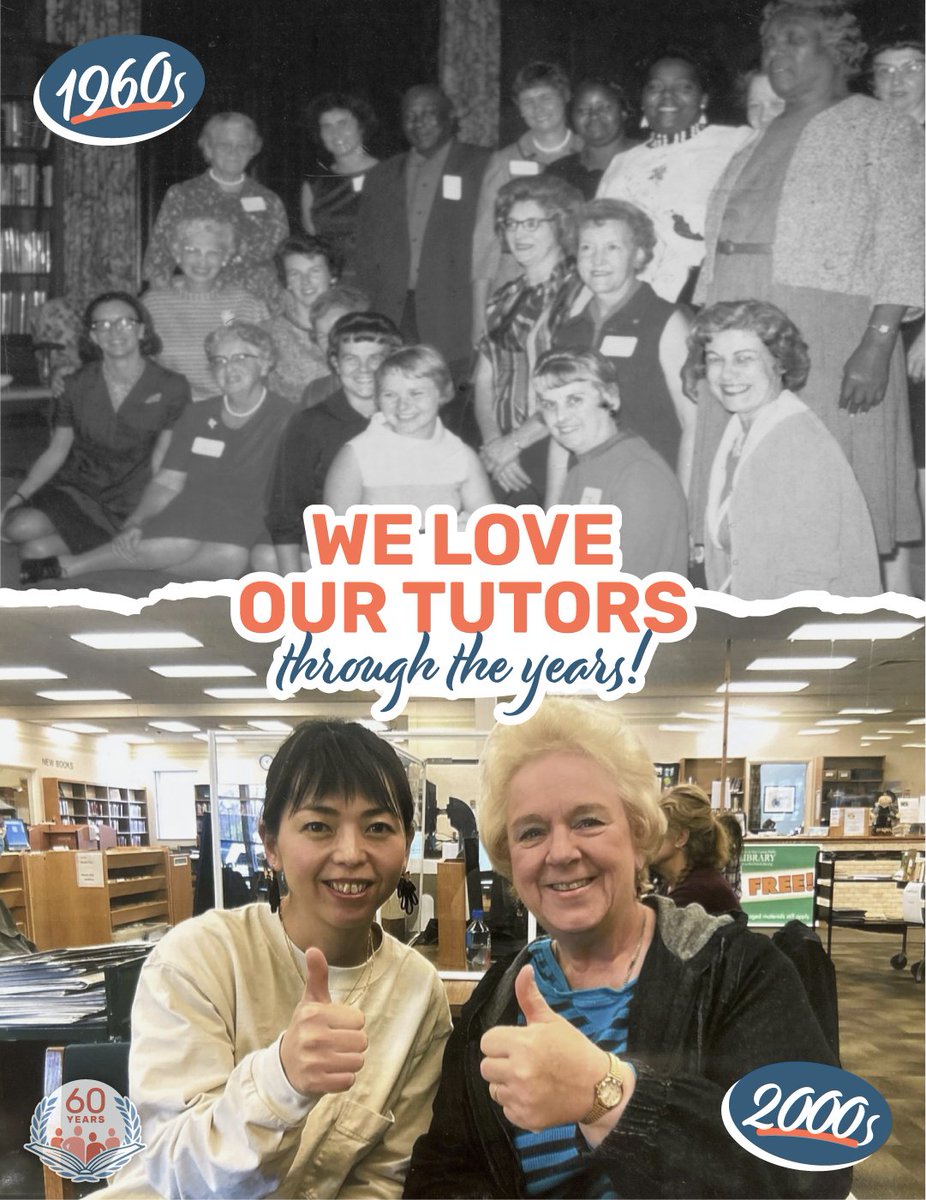 LiteracyBuffalo's tweet photo. We would like to thank all of our amazing volunteer tutors, past and present! ❤️ Your outstanding dedication and support has allowed us to improve literacy in our community for the last 60 years. Let's keep working together to create change, one word at a time! https://t.co/mOFHr7JPUU