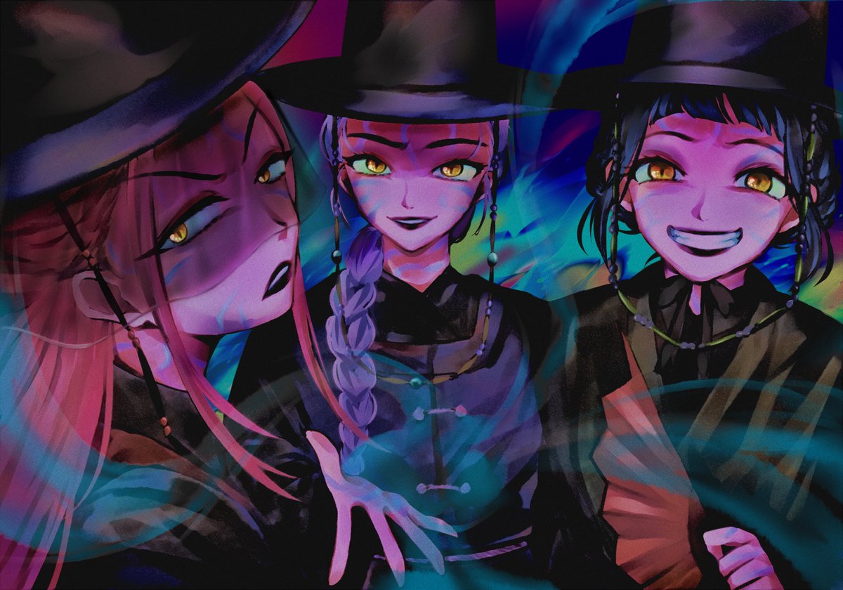litpainting's tweet image. 헌트릭스(ver.사자걸즈...😇)
#KPOPDEMONHUNTERS