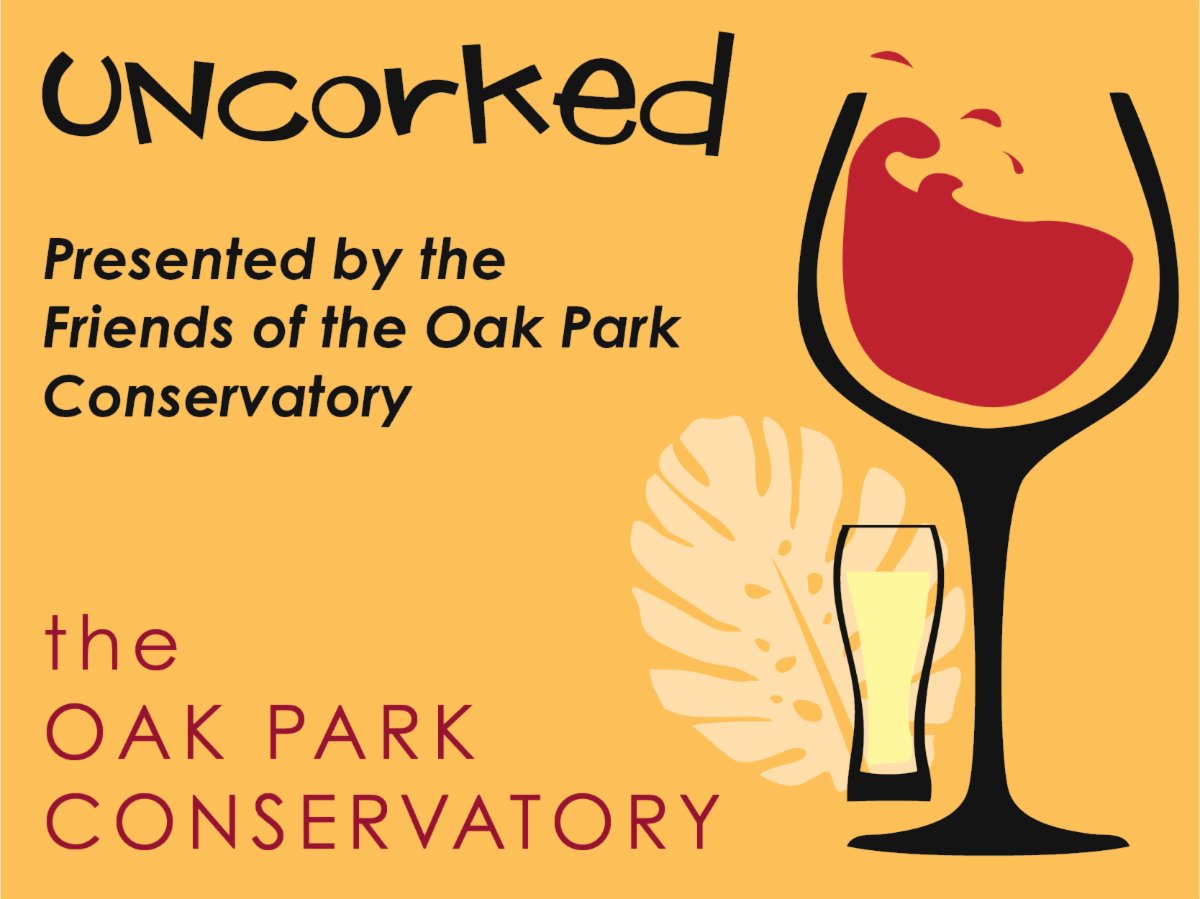 Get ready for Uncorked 2025! 🍷

Join us on June 27, July 25, August 22, and September 26 at the Oak Park Conservatory for an evening of music and drinks. Presented by the Friends of the Oak Park Conservatory. Mark your calendars! bit.ly/45ZDYWK

#oakparkil
