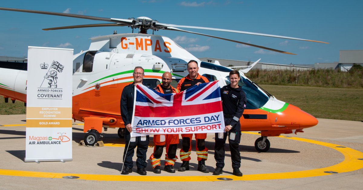 This Armed Forces Week, we honor the Armed Forces community—troops, families, veterans, and cadets. Learn how Magpas Air Ambulance supports them: magpas.org.uk/showing-suppor…