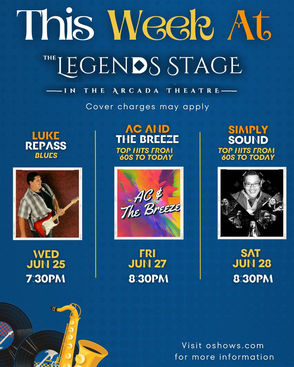 Join us in Rock 'N Ravioli for our upcoming entertainment this week! We have a lot of great acts, so come on down and listen to the music!

For more information, visit hubs.ly/Q03sXHp-0 

#BourbonNBrass #JazzandBlues