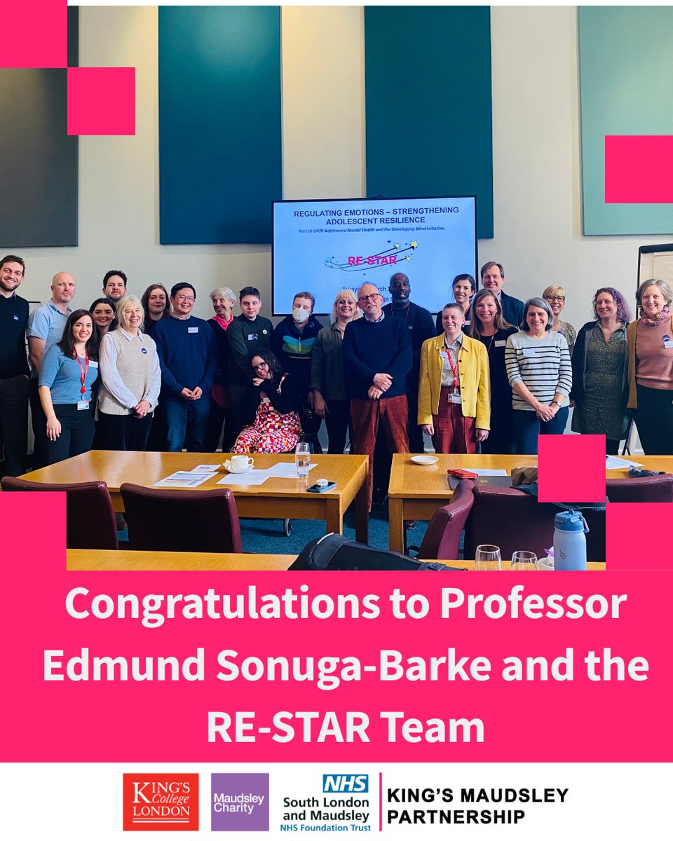 KingsMaudsley's tweet image. Congrats to Professor Sonuga-Barke & the RE-STAR team for winning the @TheBJPsych Editor’s Choice award! 🎉 #Neurodiversity #ADHD #Autism #ChildMentalHealth @KingsIoPPN @MaudsleyNHS @maudsleycharity @JoPavlopoulou @grrand_team ow.ly/4FkW50Wfz4p