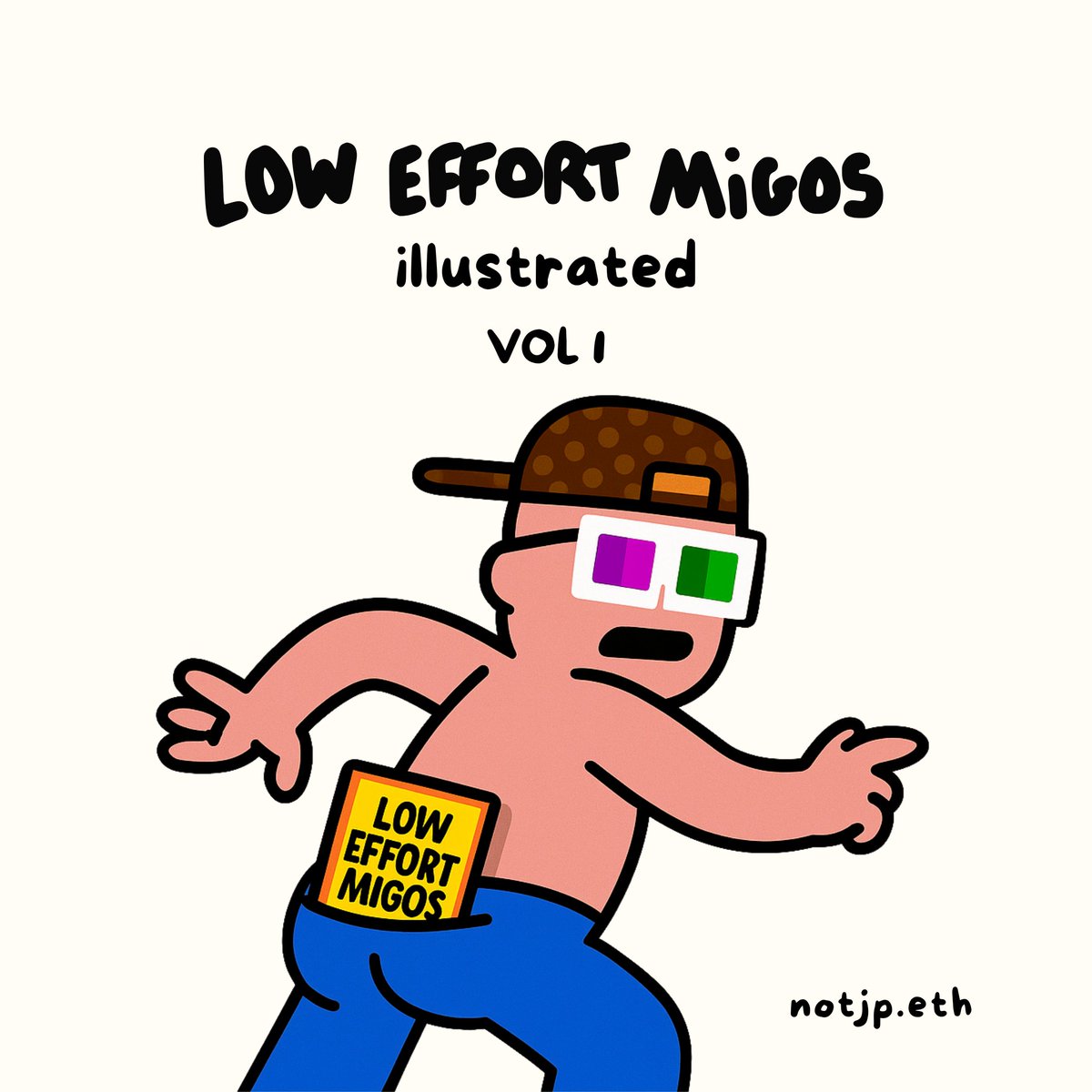 Introducing: Low Effort Migos Illustrated – Season 1
50+ pages of dumb, funny, chaotic art + captions.
If you’ve been following the madness, this is the book.
0.0069 ETH on NiftyTales. Mint one, flex forever.
Might even go to print… we’ll see who’s early.
niftytales.xyz/books/685ad889…