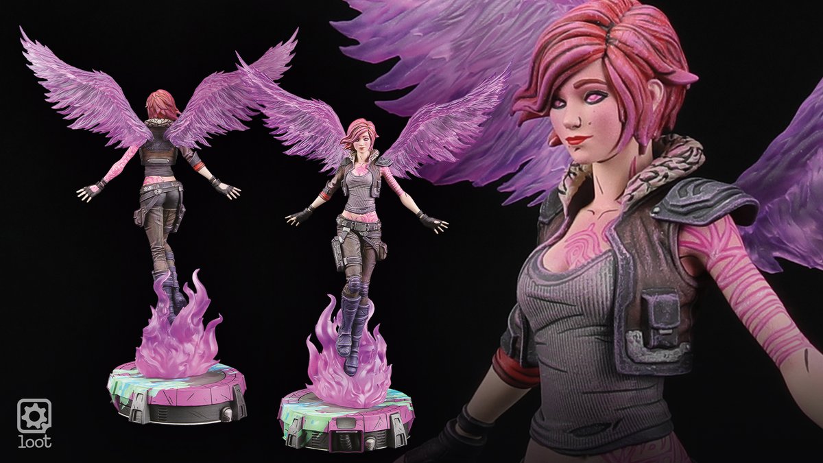 Does Evil Lilith look better with or without wings? 💜 <a href="/Borderlands/">Borderlands</a>

gearboxloot.com/products/borde…