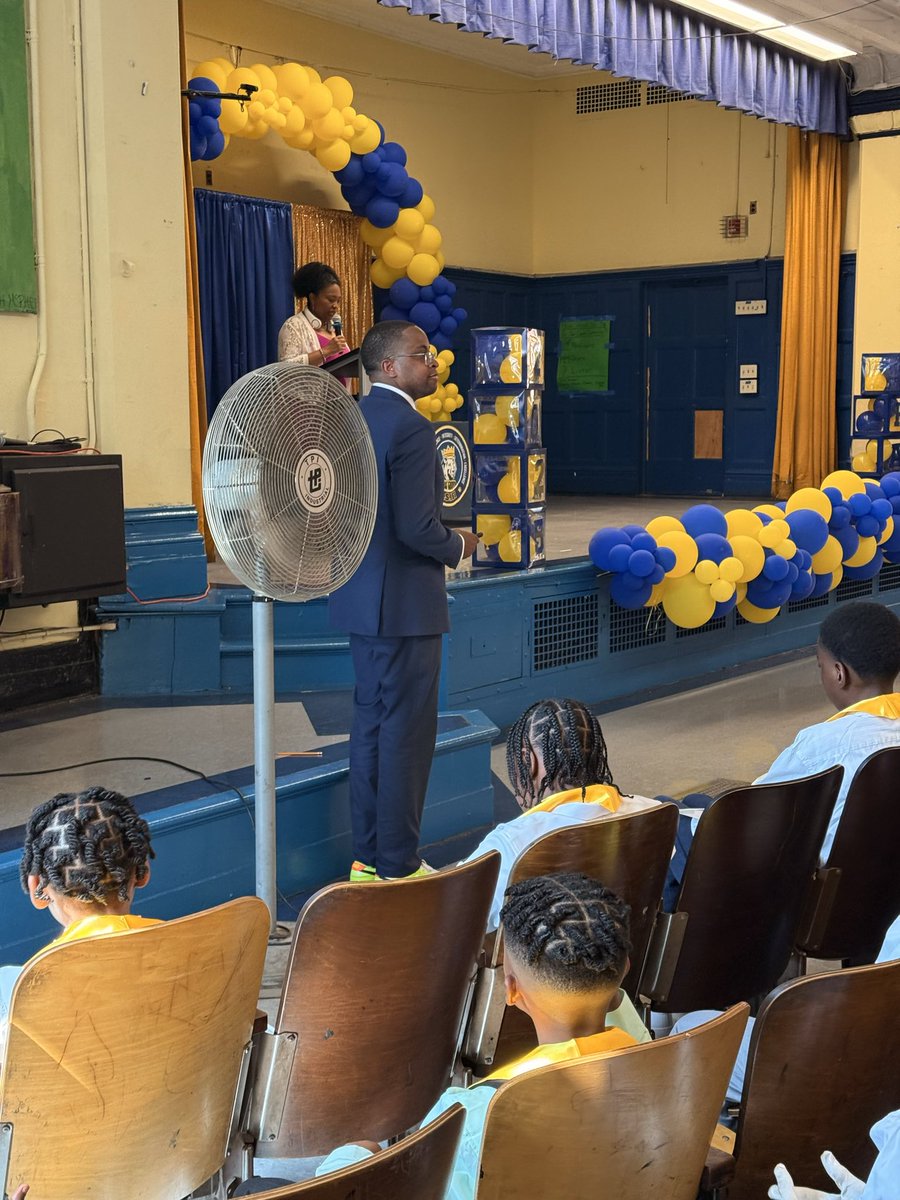 A pinch yourself moment.

Today, I got to speak at P.S. 161's 5th grade graduation.

Two decades ago, I was sitting in that very school — at my graduation. And now, I'm a candidate for Mayor of the greatest city in the world.

That is a New York City story.