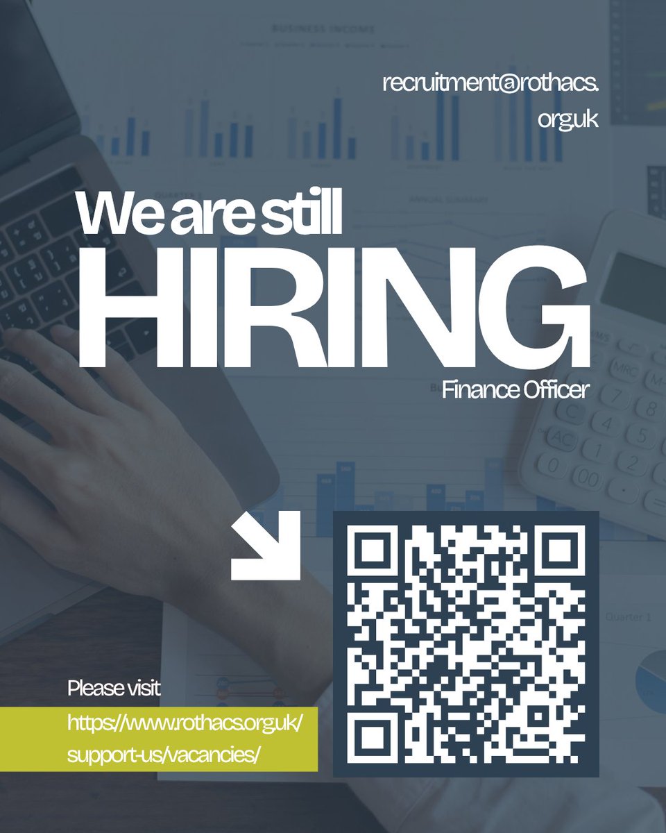 Rothacs38's tweet image. There's still time to apply! Think you'd make a good fit? Please visit rothacs.org.uk/support-us/vac…