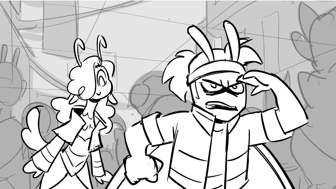 Rainbott10's tweet image. Galactic Defense Force is here!!
This one was a lot of fun, it’s a lot more experimental than some of our previous projects. Thank you to all of the amazing folks who made this pilot possible!
💚💚💚
Watch our BRAND NEW pilot on YouTube! 🛸
#Indieanimation #cartoon