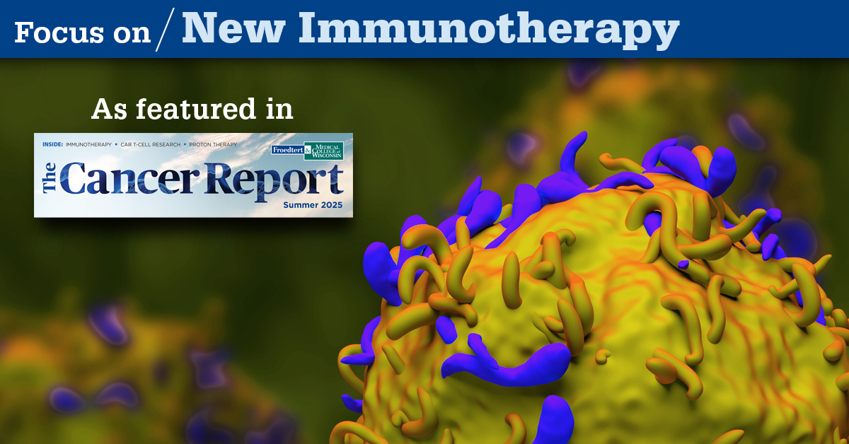 Froedtert's tweet image. Anita D’Souza, MD, medical oncologist and researcher, shares insights about bispecific antibody T-cell therapy, an effective option for treating certain cancers.
Learn more: froedtert.com/stories/new-im…