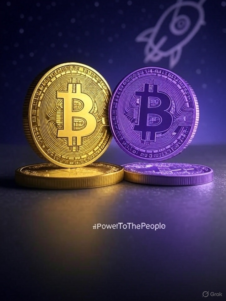 Digital gold: Bitcoin
Digital silver: Purple Bitcoin
Silver will flip gold 🟣🚀 #PowerToThePeople