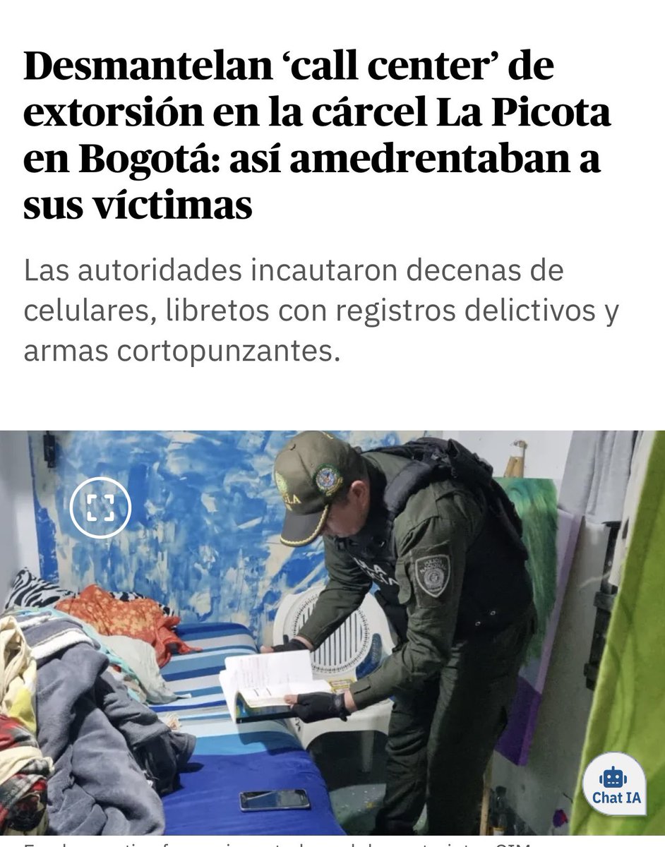 MauricioLizcano's tweet photo. Está sobrediagnosticado: el 58 % de la extorsión en Colombia viene de las cárceles. Ya es hora de soluciones de fondo y duraderas. 

Vamos a bloquear la señal en estos lugares, cortando el crimen de raíz con un software en los operadores móviles. 

Porque nosotros sí vamos a responder con soluciones, no con excusas.