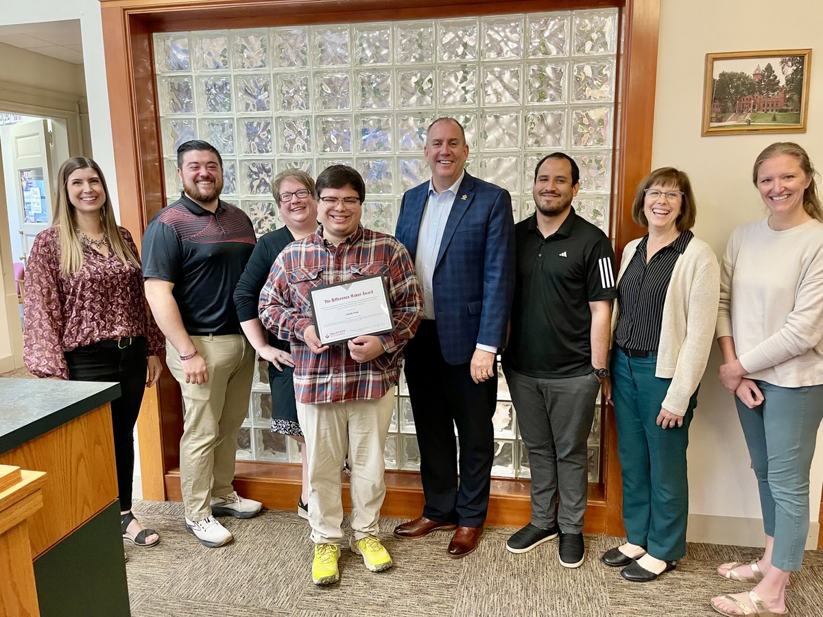 ✨ Jacob Frey, admissions specialist, was selected as the Difference Maker for June. ✨

Congrats, Jacob! 👏🏻

#vcsu #DifferenceMaker
