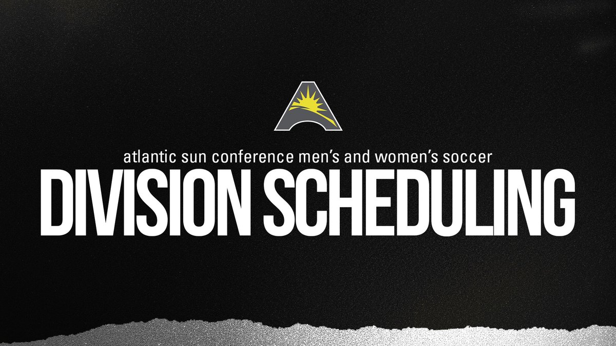 Atlantic Sun Conference Announces Move to Division Scheduling for Men's &amp; Women's Soccer 🗞️

🔗asunsports.org/news/2025/6/18…